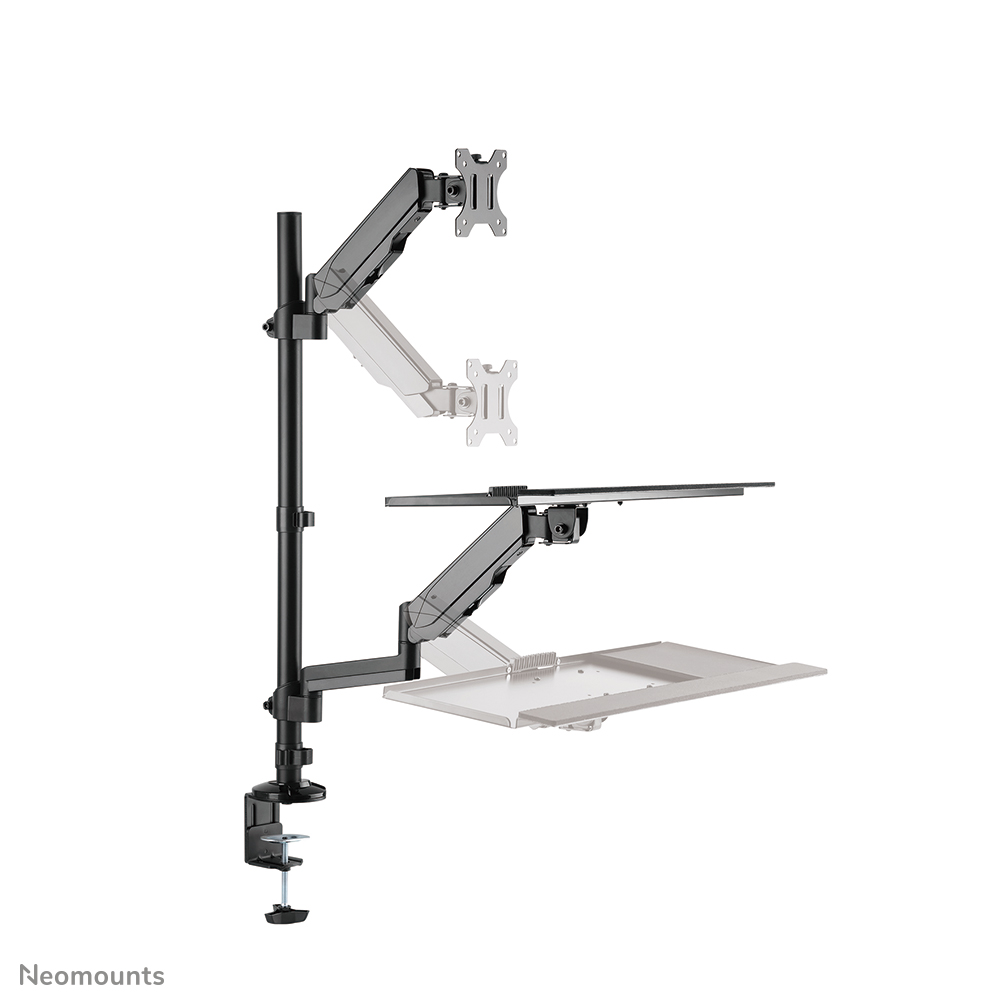Neomounts DS90-325BL1 Zit-sta werkstation bureau 17-32" - gasveer